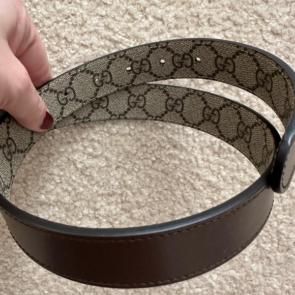GUC authentic Gucci Marmont reversible belt brown size 105 - Picture 5 of 6